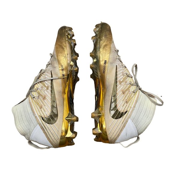 Nike Sz 12 Vapor‎ Untouchable 2 LE Super Bowl Edition 50 White/Gold 822293-107 main image 6